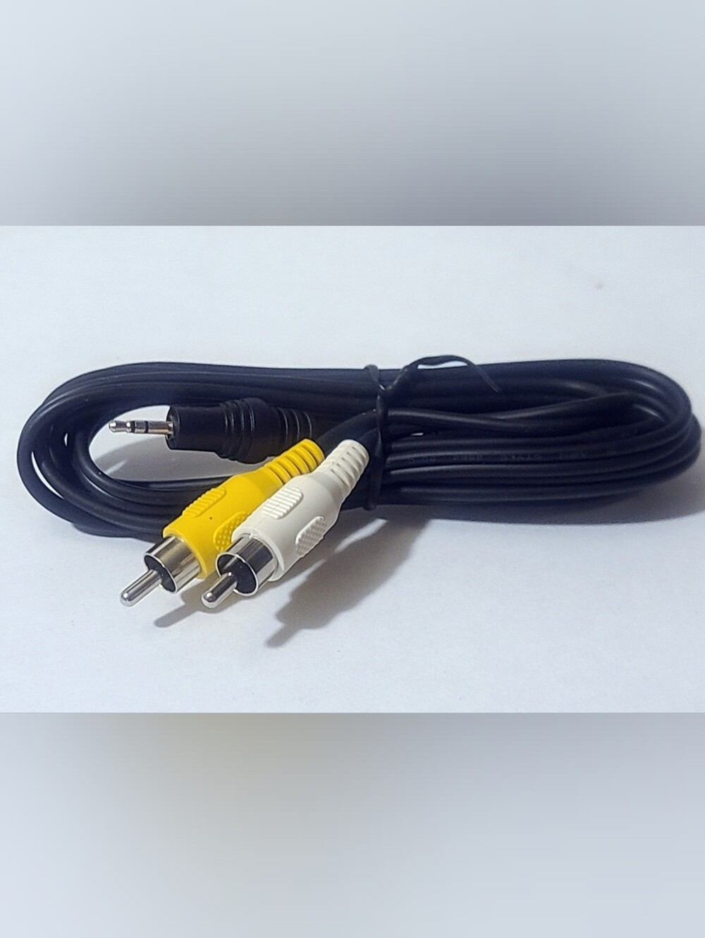 NEW - 2.5mm Male Jack to RCA Audio Video Adapter Cable TV Camera
